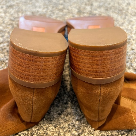 Caslon Womens Block Heel Ankle Bootie Side Zip Cushioned Insole Brown Sz 8 - Picture 6 of 12